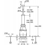 External flush cistern mechanism material: Plastic Fluidmasters