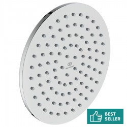Shower head Wall-mounted / Ceiling-mounted 20x20 material: Brass, style: 1 spray, color: Chrome surface: Glossy Overhead showers