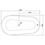 Μπανιέρα ελευθέρας τοποθέτησης 170x88x56 από solid surface επιφάνεια: Ματ, χρώμα: Λευκό χωρίς λαβές Ελευθέρας τοποθέτησης Μπανιέρα ελευθέρας τοποθέτησης 170x88x56 από solid surface επιφάνεια: Ματ, χρώμα: Λευκό χωρίς λαβές Ελευθέρας τοποθέτησης