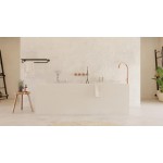 Μπανιέρα ελευθέρας τοποθέτησης 180x76x58 από solid surface επιφάνεια: Ματ, χρώμα: Λευκό χωρίς λαβές Μπανιέρα ελευθέρας τοποθέτησης 180x76x58 από solid surface επιφάνεια: Ματ, χρώμα: Λευκό χωρίς λαβές