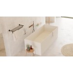 Μπανιέρα ελευθέρας τοποθέτησης 180x76x58 από solid surface επιφάνεια: Ματ, χρώμα: Λευκό χωρίς λαβές Μπανιέρα ελευθέρας τοποθέτησης 180x76x58 από solid surface επιφάνεια: Ματ, χρώμα: Λευκό χωρίς λαβές