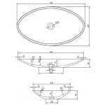 Washbasin Free standing 70x40x9 material: Solid Surface Without hole Without overflow, color: White surface: Matt Washbasin Free standing 70x40x9 material: Solid Surface Without hole Without overflow, color: White surface: Matt