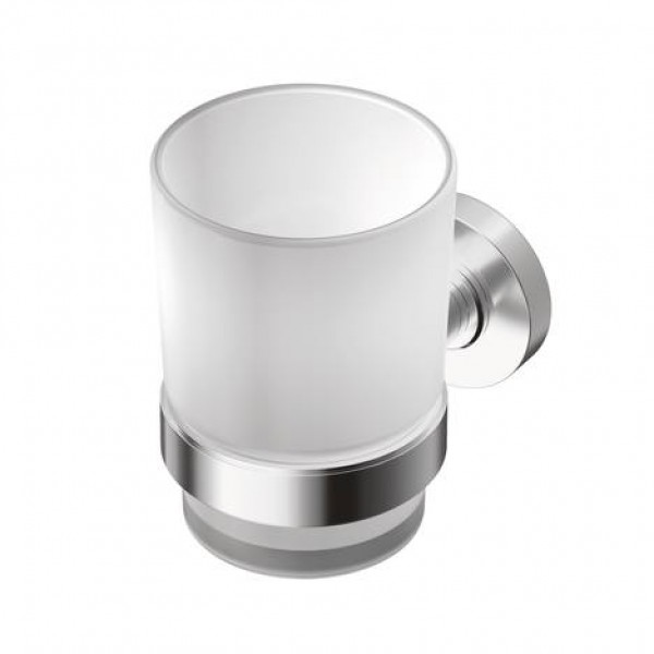Cupholder material: Brass Wall-mounted, color: Chrome surface: Glossy Tumbler holders