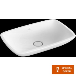 Washbasin Free standing 58,5x38x11 material: Porcelain With overflow Without hole White Alpin, color: White surface: Glossy