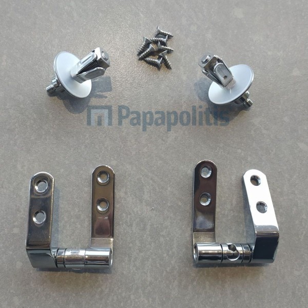 Hinges (connection set toilet-seat) Toilet seat hinges