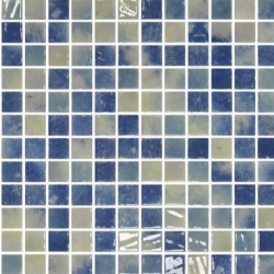 Ψηφίδα πισίνας 2,5x2,5 Ισπανίας, σχήμα: Τετράγωνο Α’ διαλογής, απόχρωση: Μπλε Ψηφίδες