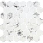 Ψηφίδα πισίνας 5x5 Ισπανίας, σχήμα: Εξάγωνο Α’ διαλογής, απόχρωση: Λευκό/Γκρι Ψηφίδες Ψηφίδα πισίνας 5x5 Ισπανίας, σχήμα: Εξάγωνο Α’ διαλογής, απόχρωση: Λευκό/Γκρι Ψηφίδες