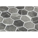Pool mosaic 28,6x28,4 Spain, shape: Hexagon 1st choice, hue: Dark Grey Mosaics for pool