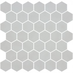 Pool mosaic 5x5 Spain, shape: Hexagon 1st choice, hue: Grey