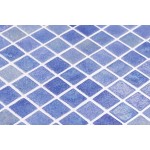 Ψηφίδα πισίνας 2,5x2,5 Ισπανίας, σχήμα: Τετράγωνο Α’ διαλογής, απόχρωση: Μπλε Ψηφίδες