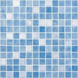 Pool mosaic 2,5x2,5 Spain, shape: Square 1st choice, hue: Blue