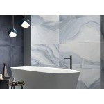 Floor tiles 59,7x119,6 Italy, style: Onix 1st choice rettificato surface: Glossy, hue: White/Blue Plain tiles