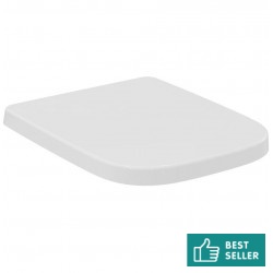 Toilet-seat soft closing, style: Wrapover, color: White Toilet seats & covers