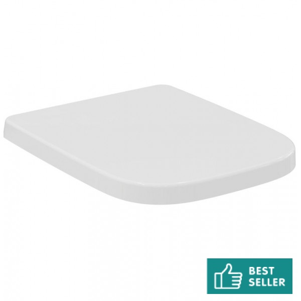 Toilet-seat soft closing, style: Wrapover, color: White Toilet seats & covers
