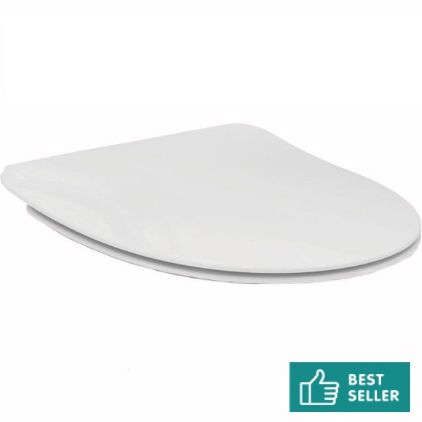 Κάλυμμα λεκάνης soft closing Sandwich slim, χρώμα: Λευκό Καλύμματα