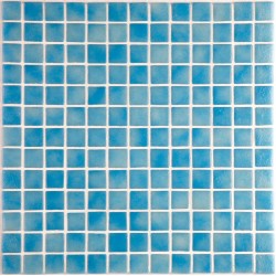 Pool mosaic 2,5x2,5 Spain, shape: Square 1st choice, hue: Blue Mosaics for pool