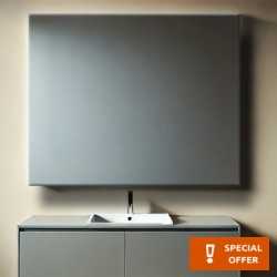 Καθρέπτης, σχήμα: Ορθογώνιο 60x40 από κρύσταλλο οριζόντιος ή κάθετος, χωρίς πλαίσιο Καθρέπτες μπάνιου