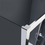 Shower enclosure Linear 110x195 6mm sliding surface: Glossy, color: Chrome Linear Shower enclosure Linear 110x195 6mm sliding surface: Glossy, color: Chrome Linear