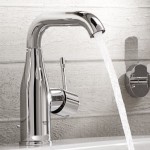 Wash basin tap Deck-mounted L size material: Brass mixer Without waste M-Size, color: Chrome surface: Glossy Deck-mounted