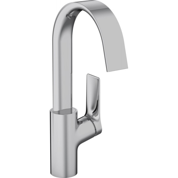 Wash basin tap Deck-mounted L size material: Brass mixer waterfall (cascatta) Without waste 210, color: Chrome surface: Glossy Deck-mounted Wash basin tap Deck-mounted L size material: Brass mixer waterfall (cascatta) Without waste 210, color: Chrome surface: Glossy Deck-mounted