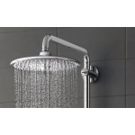 Shower head Wall-mounted / Ceiling-mounted 26x26 material: ABS, style: 3 sprays, color: Chrome surface: Glossy Overhead showers Shower head Wall-mounted / Ceiling-mounted 26x26 material: ABS, style: 3 sprays, color: Chrome surface: Glossy Overhead showers