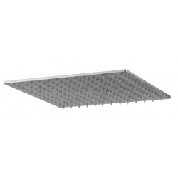 Shower head Ceiling-mounted 50x50 material: Inox, style: 1 spray AISI 304, color: Chrome surface: Brushed Overhead showers