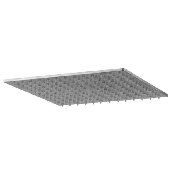 Κεφαλή ντους οροφής 50x50 από inox 1 ροής AISI 304, χρώμα: Χρωμέ επιφάνεια: Βουρτσισμένη Κεφαλές ντους Κεφαλή ντους οροφής 50x50 από inox 1 ροής AISI 304, χρώμα: Χρωμέ επιφάνεια: Βουρτσισμένη Κεφαλές ντους