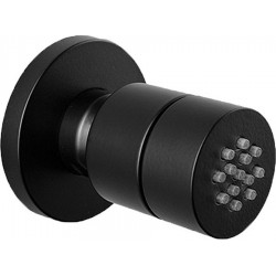 Shower (jet), color: Black material: Brass surface: Matt Wall-mounted shower heads