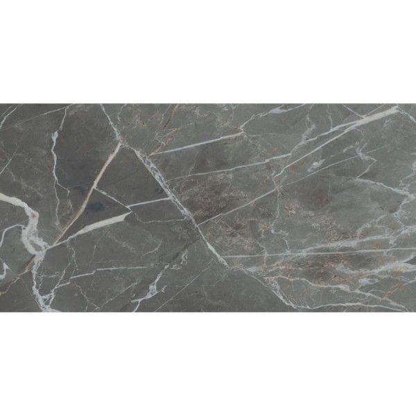 Floor tiles 59,7x119,7 Italy smooth, style: marble 1st choice rettificato surface: Matt, hue: Dark Grey Plain tiles