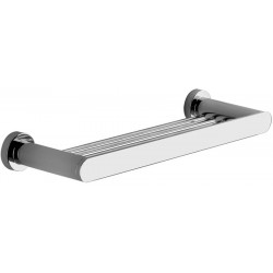 Sponge box material: Brass Double-mounted flat Single, color: Chrome surface: Glossy Shower baskets