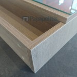Καθρέπτης, σχήμα: Ορθογώνιο 60x70x15 από ξύλο συνθετικό & ντουλάπι, χρώμα: Ξύλο Οξυά Καθρέπτες μπάνιου