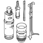 Flush valve for concealed cistern dual flush for cistern model 110.171 material: Plastic Parts
