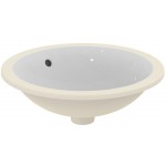 Washbasin Under counter 40,5x40,5 material: Porcelain With overflow, color: White surface: Glossy Under counter Washbasin Under counter 40,5x40,5 material: Porcelain With overflow, color: White surface: Glossy Under counter