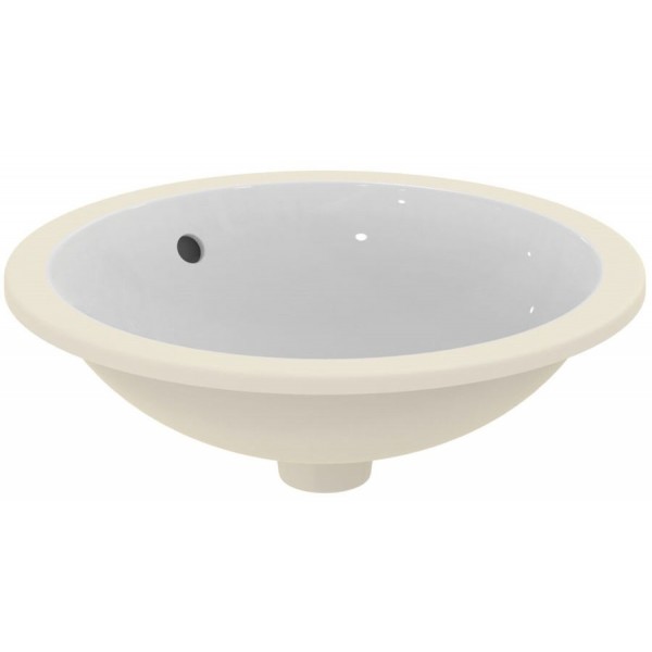 Washbasin Under counter 40,5x40,5 material: Porcelain With overflow, color: White surface: Glossy Under counter Washbasin Under counter 40,5x40,5 material: Porcelain With overflow, color: White surface: Glossy Under counter