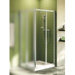 Καμπίνα ντουζιέρας ευθύγραμμη 72x190 4mm συρόμενη A75 (72-77) επίστρωση Ideal Clean,  διάφανο κρύσταλλο, πόρτες με λειτουργία‚ "click & clean‘‘ επιφάνεια: Γυαλιστερή, χρώμα: Χρωμέ Ευθύγραμμες