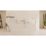 Μπανιέρα ελευθέρας τοποθέτησης 170x72x55 από solid surface επιφάνεια: Ματ, χρώμα: Λευκό χωρίς λαβές Μπανιέρα ελευθέρας τοποθέτησης 170x72x55 από solid surface επιφάνεια: Ματ, χρώμα: Λευκό χωρίς λαβές