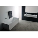 Μπανιέρα ελευθέρας τοποθέτησης 170x72x55 από solid surface επιφάνεια: Ματ, χρώμα: Λευκό χωρίς λαβές Μπανιέρα ελευθέρας τοποθέτησης 170x72x55 από solid surface επιφάνεια: Ματ, χρώμα: Λευκό χωρίς λαβές