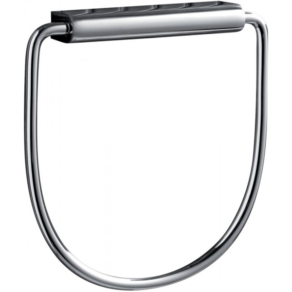 Towel ring closed material: Brass, color: Chrome surface: Glossy Towel rings Towel ring closed material: Brass, color: Chrome surface: Glossy Towel rings