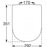 Κάλυμμα ουρητηρίου 35,1x29,2x3cm White Alpin soft closing, χρώμα: Λευκό Καλύμματα ουρητηρίων Κάλυμμα ουρητηρίου 35,1x29,2x3cm White Alpin soft closing, χρώμα: Λευκό Καλύμματα ουρητηρίων