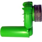 Waste Valve horizontal for urinal Without overflow material: Plastic surface: Glossy, color: Chrome Waste overflows