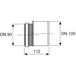 Adaptor material: PVC, color: Black Parts Adaptor material: PVC, color: Black Parts