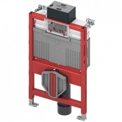 Καζανάκι εντοιχιζόμενο κρεμαστής λεκάνης για τοίχο γυψοσανίδας με πλαίσιο Y 82cm x Π 15cm Εντοιχιζόμενα για επίτοιχη λεκάνη