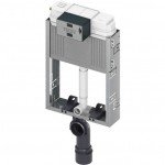 Καζανάκι εντοιχιζόμενο κρεμαστής λεκάνης για τοίχο διπλού τούβλου με πλαίσιο Y 106cm x 13cm Εντοιχιζόμενα για επίτοιχη λεκάνη