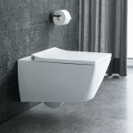 Wall-mounted toilet & toilet seat soft closing, style: Wrapover hidden fixation Rimless Slim 57x37 surface: Glossy, color: White Wall-mounted Wall-mounted toilet & toilet seat soft closing, style: Wrapover hidden fixation Rimless Slim 57x37 surface: Glossy, color: White Wall-mounted