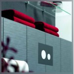 Πλακέτα εντοιχιζόμενου καζανακίου λευκά μπουτόν από κρύσταλλο διπλής ενέργειας μηχανικά, χρώμα: Μαύρο επιφάνεια: Γυαλιστερή Πλακέτες Πλακέτα εντοιχιζόμενου καζανακίου λευκά μπουτόν από κρύσταλλο διπλής ενέργειας μηχανικά, χρώμα: Μαύρο επιφάνεια: Γυαλιστερή Πλακέτες