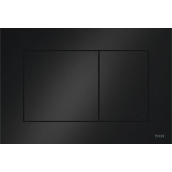 Πλακέτα εντοιχιζόμενου καζανακίου από ABS διπλής ενέργειας μηχανικά, χρώμα: Μαύρο επιφάνεια: Γυαλιστερή Πλακέτες