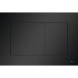 Πλακέτα εντοιχιζόμενου καζανακίου από ABS διπλής ενέργειας μηχανικά, χρώμα: Μαύρο επιφάνεια: Ματ Πλακέτες