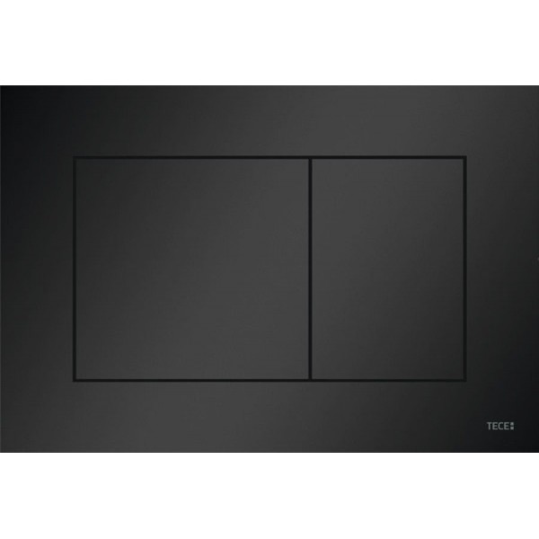 Flush wall plates for concealed cistern dual flush valve material: ABS Mechanical with string, color: Black surface: Matt Flush plates Flush wall plates for concealed cistern dual flush valve material: ABS Mechanical with string, color: Black surface: Matt Flush plates