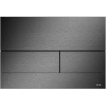 Flush wall plates for concealed cistern Brushed Black Chrome PVD dual flush valve material: Metal Mechanical with string, color: Black surface: Brushed Flush plates Flush wall plates for concealed cistern Brushed Black Chrome PVD dual flush valve material: Metal Mechanical with string, color: Black surface: Brushed Flush plates