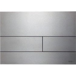 Πλακέτα εντοιχιζόμενου καζανακίου anti-fingerprint από inox διπλής ενέργειας μηχανικά, χρώμα: Χρωμέ επιφάνεια: Βουρτσισμένη Πλακέτες